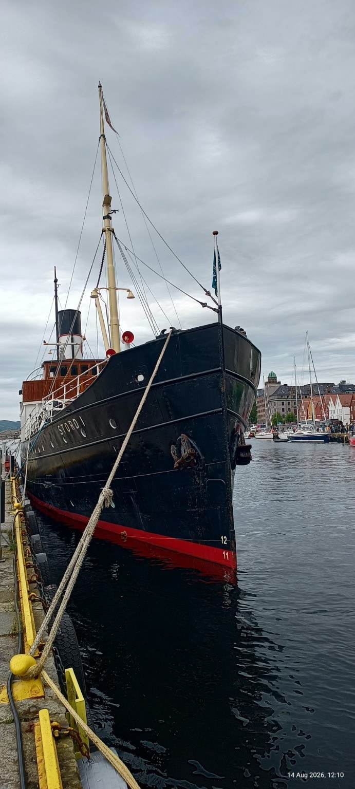 Das Schiff STORD I in Bergen